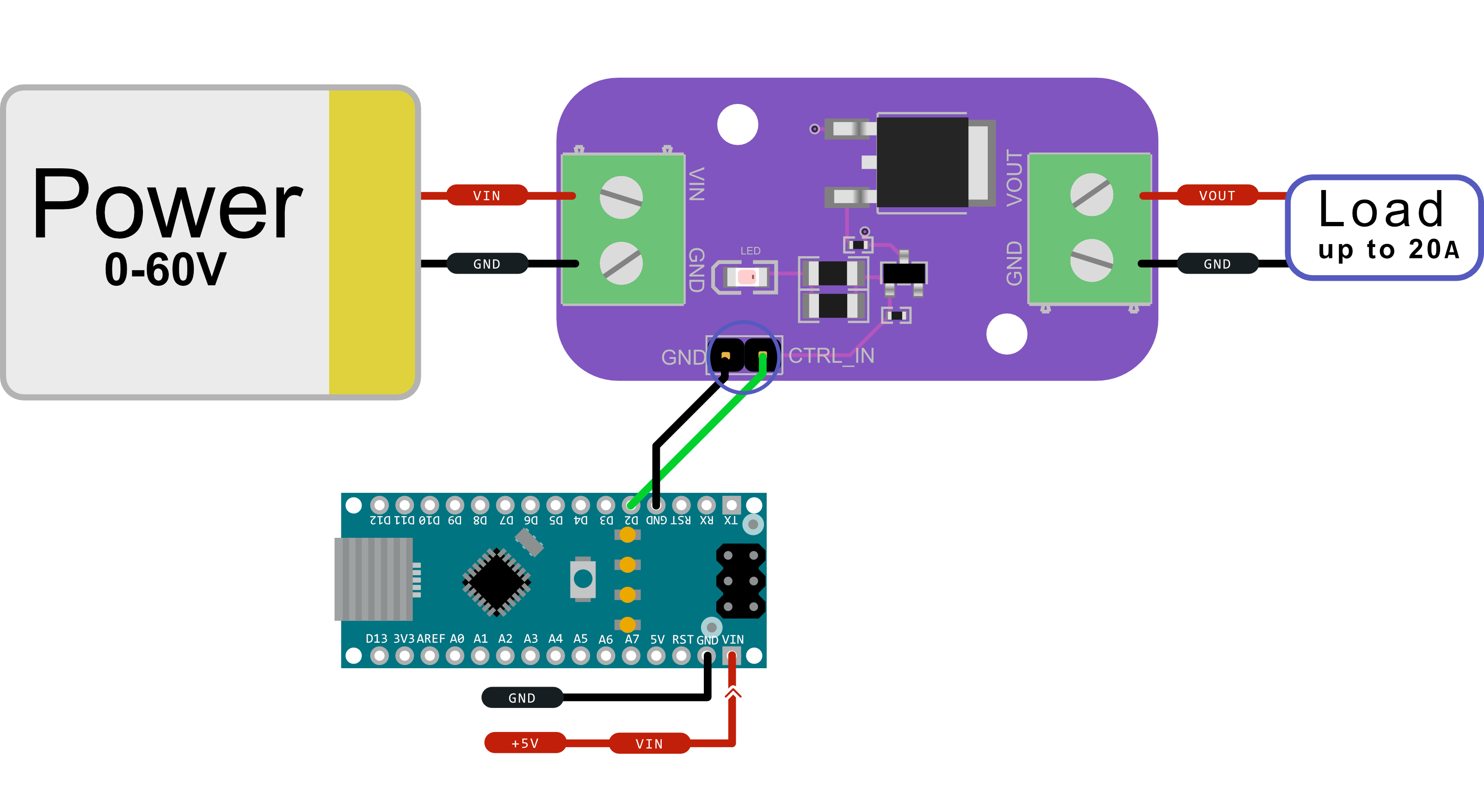 MOSFET Module Wiring Diagram